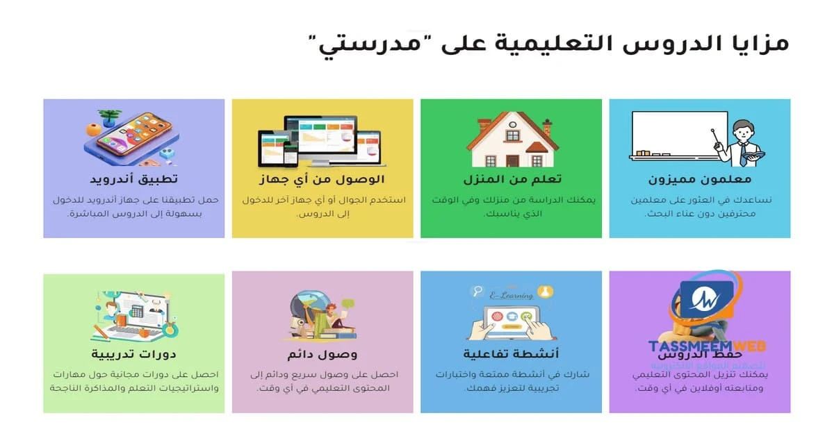 تصميم مواقع الكترونية مبتكرة - مصممين مواقع الكترونية - تصميم ويب | Tassmeemweb